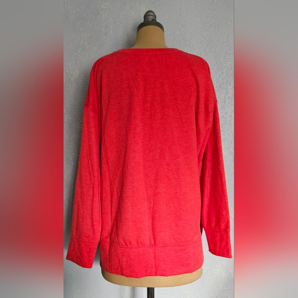 Tampa Bay Buccaneers NFL Team Apparel Red Long Sleeves Sweatshirt Size L - Picture 2 of 9